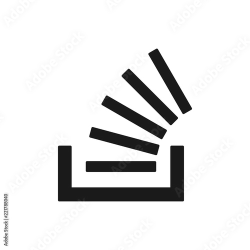 Накопитель информации. Архив. Векторный значок.