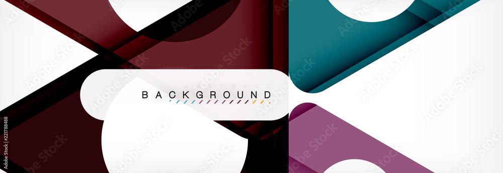 Circle and triangle abstract background Circle and triangle abstract background