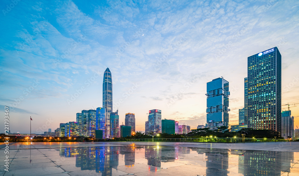 Fototapeta premium shenzhen city scenery