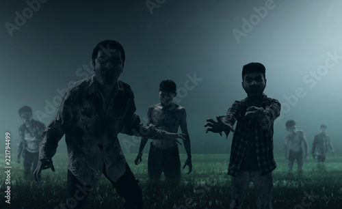 Group of zombies