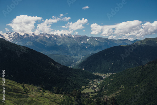 summer mountain meadows of Georgia