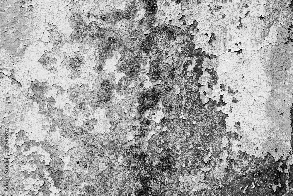 Wall fragment with scratches and cracks. It can be used as a background Wall fragment with scratches and cracks. It can be used as a background