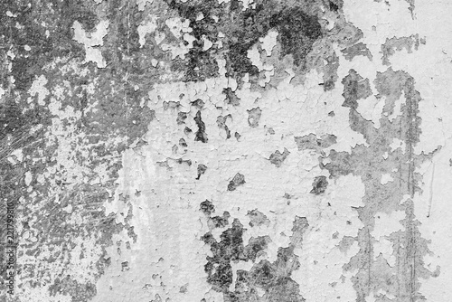 Wallpaper Mural Wall fragment with scratches and cracks. It can be used as a background Torontodigital.ca