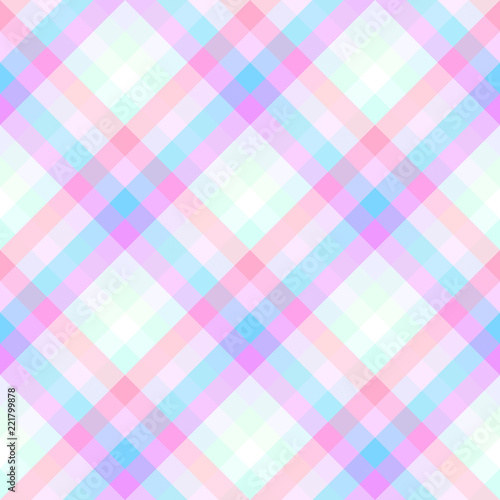Raster seamless geometric pattern diagonal colorful stripes modern colors in pastel colors