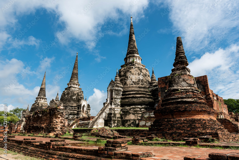 The pagoda in Ayutthaya Historical Park.