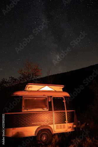 Campen unter Sternen, Milchstraße, Camping under Stars, Milkyway