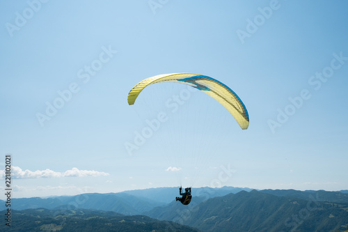 Gleitschirm, Berge, Paraglider