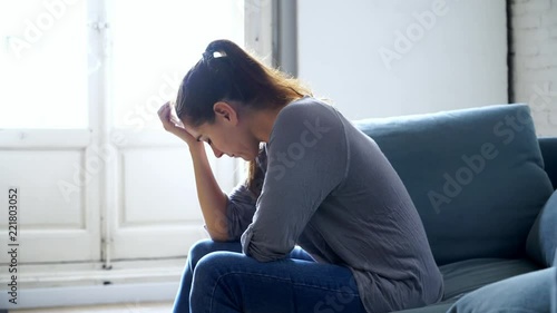Young woman suffering from depression