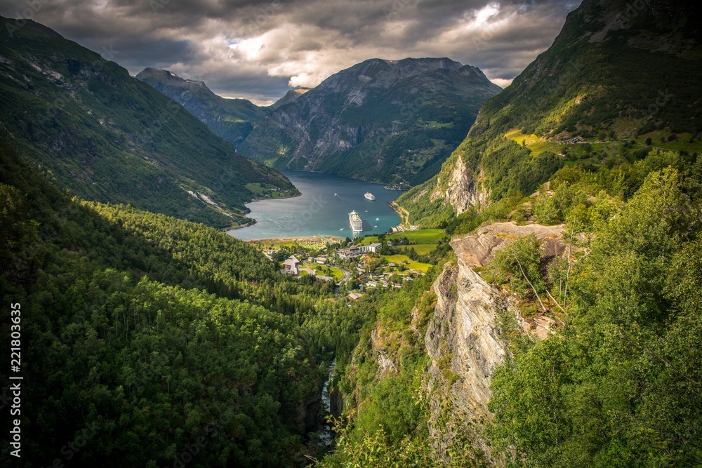 Famous Gejrangerfjord Norway