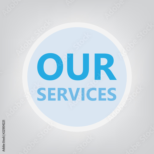 our services concept- vector illustration