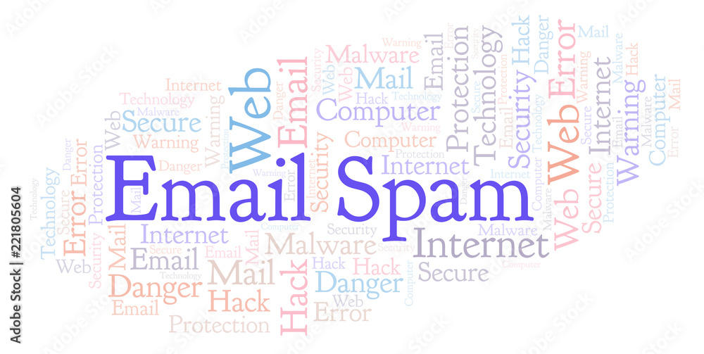 Email Spam word cloud.