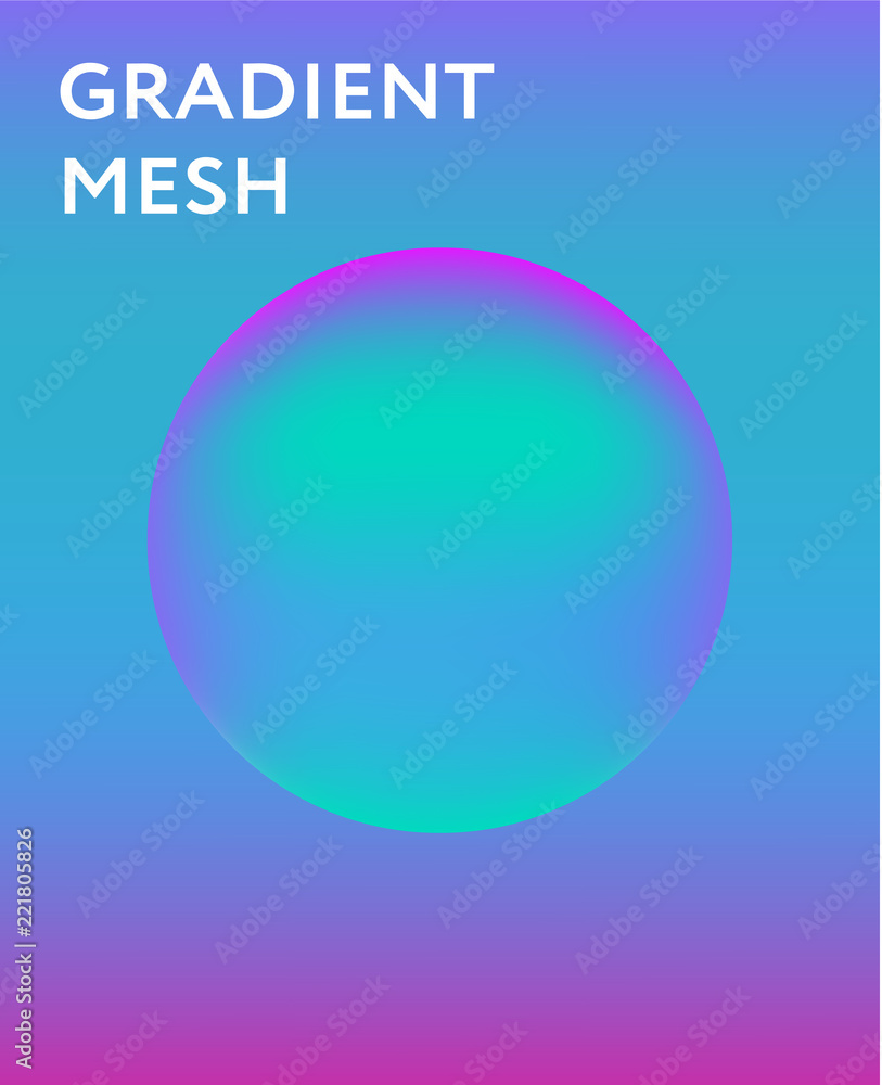 Abstract gradient in the sphere of violet, pink, blue. Vector template Abstract gradient in the sphere of violet, pink, blue. Vector template