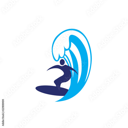 Surfing ocean man, human