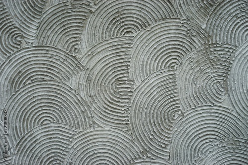 Concentric overlapping circular swirls abstract horizontal background texture