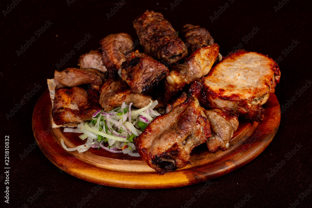 Shashlik kebab set Shashlik kebab set
