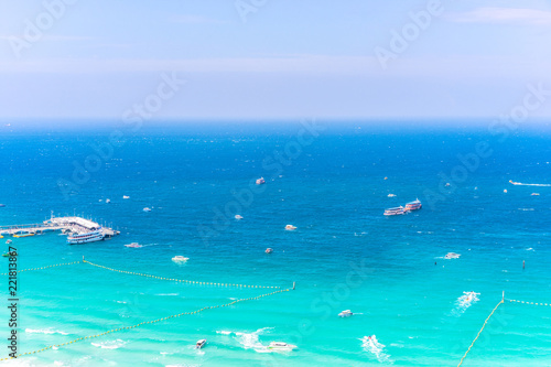 Tourist beaches of Thailand. Top-rated beaches in Thailand. The soft white sand on the beach is only one part of the experience. Close to nature, surrounding you with views of the beach. © Thanaphong