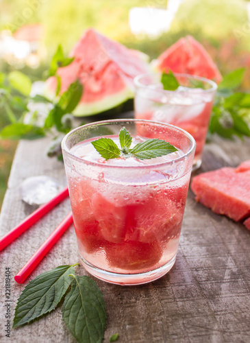 fresh watermelon smoothie