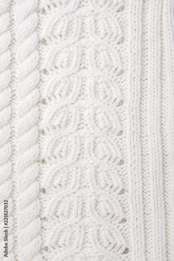 A beautiful fragment of a knitted texture as an interesting background