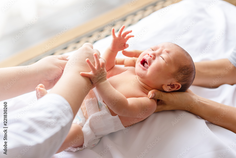 Baby cries diaper deals change