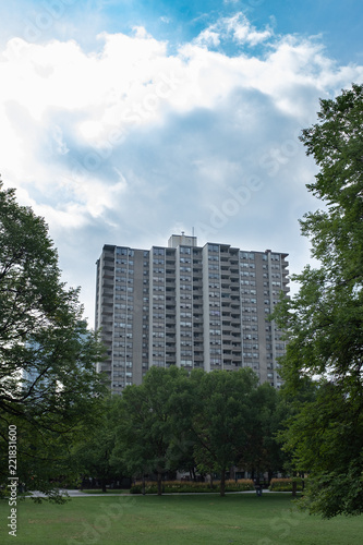 Apartment / flat block in green park 
