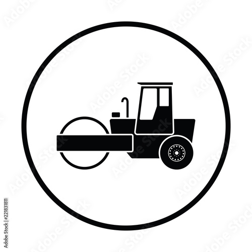 Icon of road roller