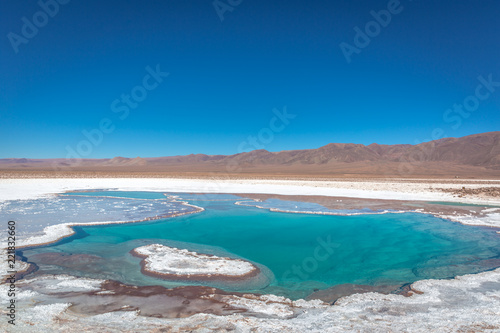 Lagunas Escondidads: Amazing group of 5 lagoons at 1 hr from San Pedro, where you can enjoy the beautyness of the formation process of them, the colors and the minerals in them.