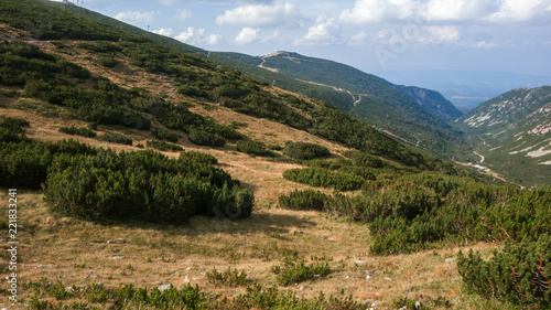 Amazing Landscape from Route to climbing a Musala peak, Rila mountain, Bulgaria