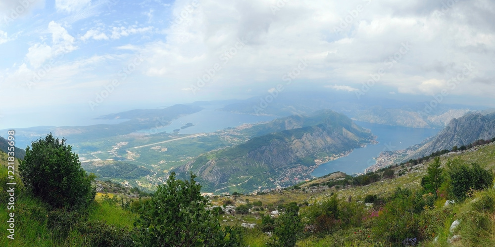 Fototapeta premium Boko kotorska bay in Montenegro