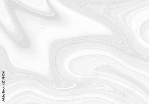 The background is white with a 3d wave pattern and large marble lines. Beautiful wallpaper for the screen or a template for packaging in light colors.