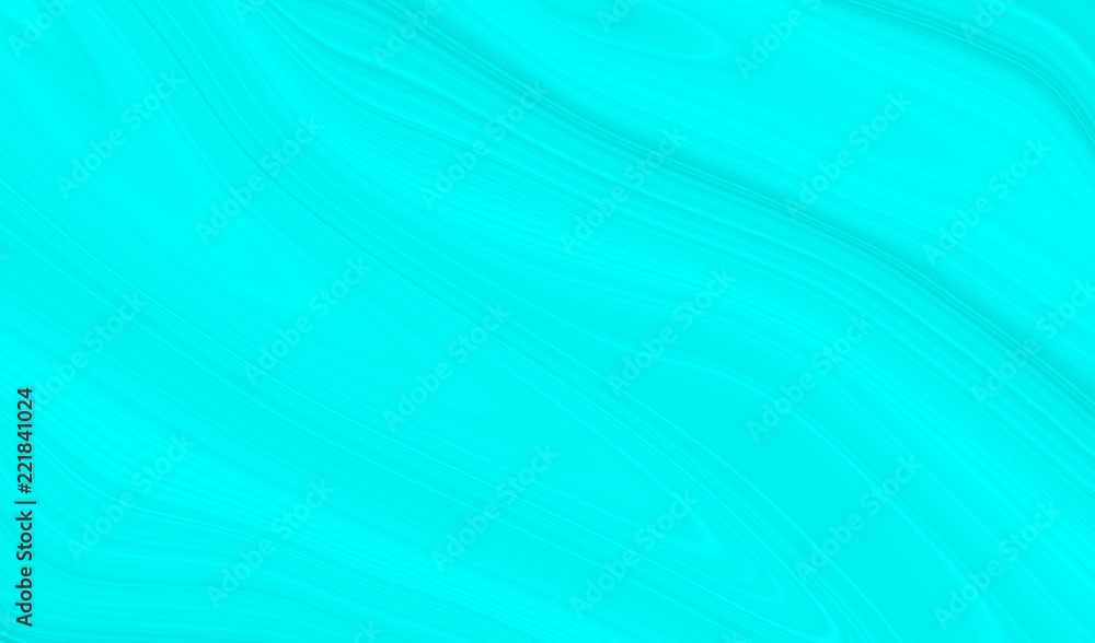 A wave pattern of white and blue. The background is turquoise with streaks and curved lines. A wave pattern of white and blue. The background is turquoise with streaks and curved lines.