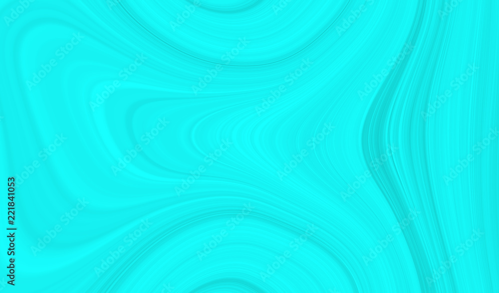 A wave pattern of white and blue. The background is turquoise with streaks and curved lines. A wave pattern of white and blue. The background is turquoise with streaks and curved lines.