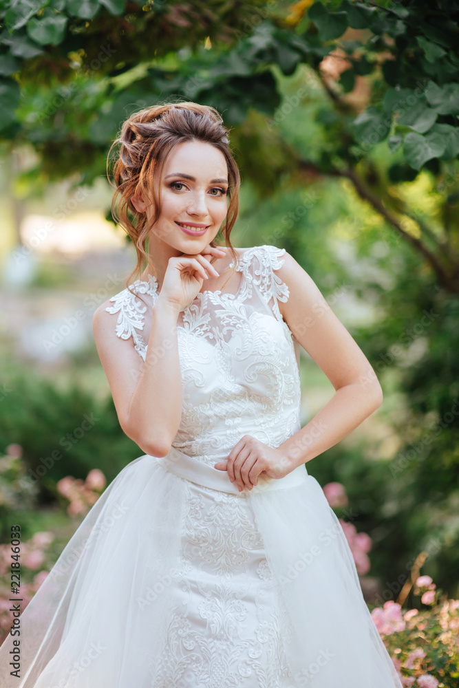 Portrait of a beautiful bride.
