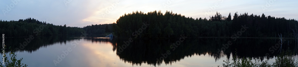 Panorama of lake