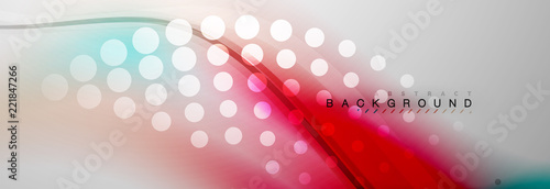Smooth flowing wave motion concept background