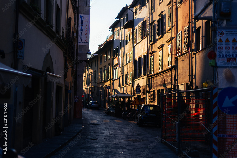 Florence Streets at Sunrise
