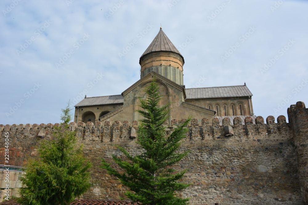 Fototapeta premium Georgia, Mtskheta, Svetitskhoveli Cathedral