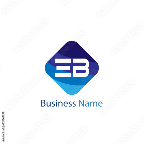 Initial Letter EB Logo Template Design