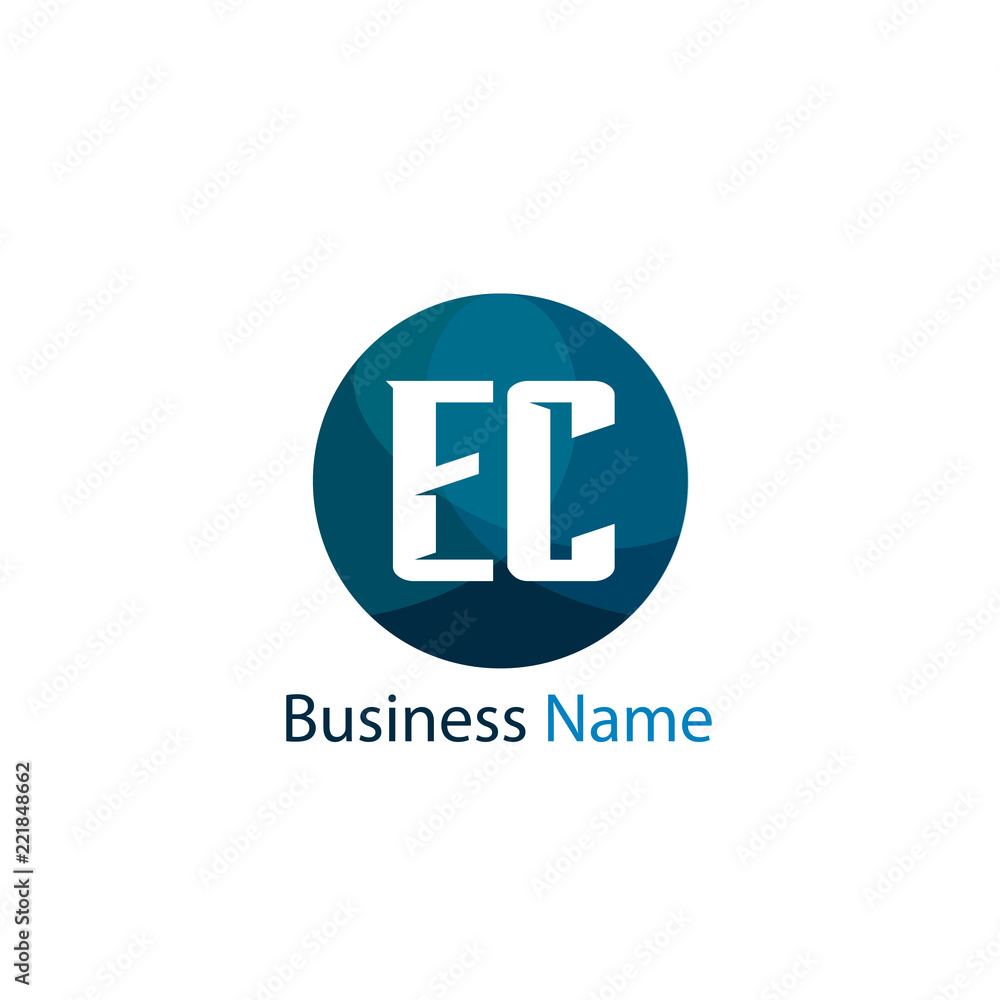 Obraz premium Initial Letter EC Logo Template Design