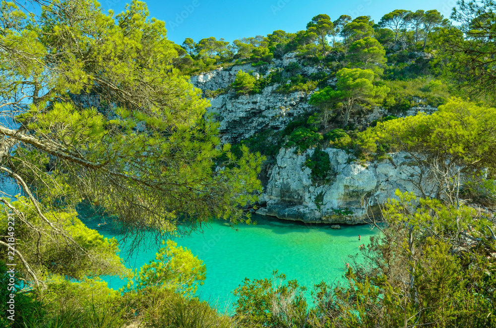 Cala Macarelleta, Menorca, Balearic Islands, Spain