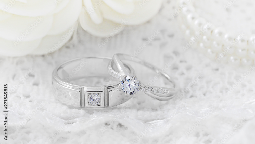 wedding rings, Engagement rings,Wedding rings on background wedding rings, Engagement rings,Wedding rings on background