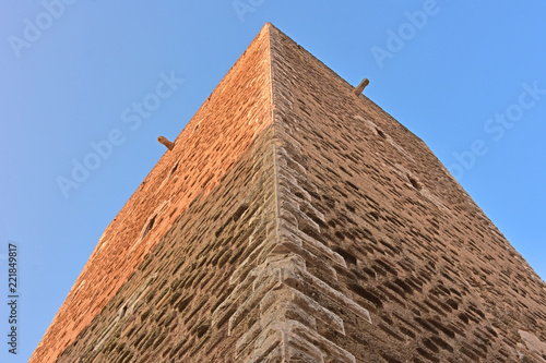 Italy, Gioia del Colle, Norman-Swabian Castle, 9th century. External walls.