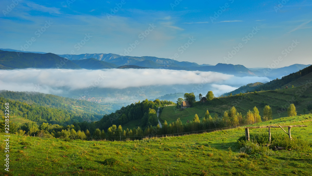 Landscape from Transylvania - Dumesti, Salciua - Romania