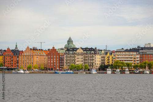 Iconic Stockholm buildings from below