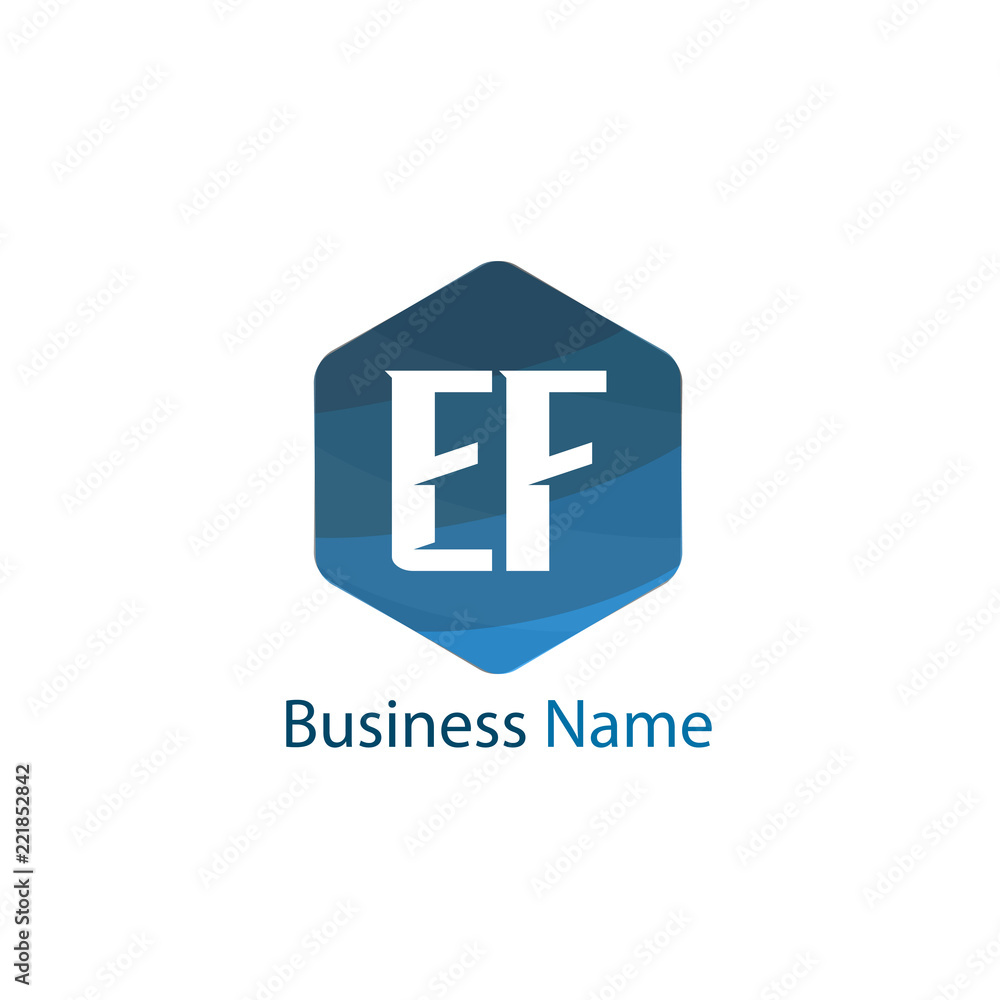 Initial Letter EF Logo Template Design Initial Letter EF Logo Template Design