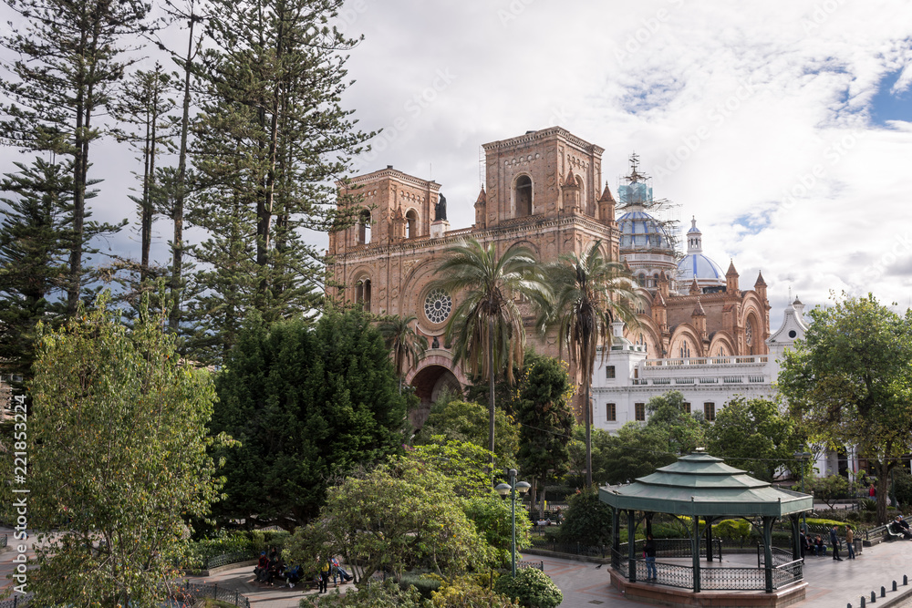 Cathédrale de Cuenca, Parque Calderon, Équateur Cathédrale de Cuenca, Parque Calderon, Équateur