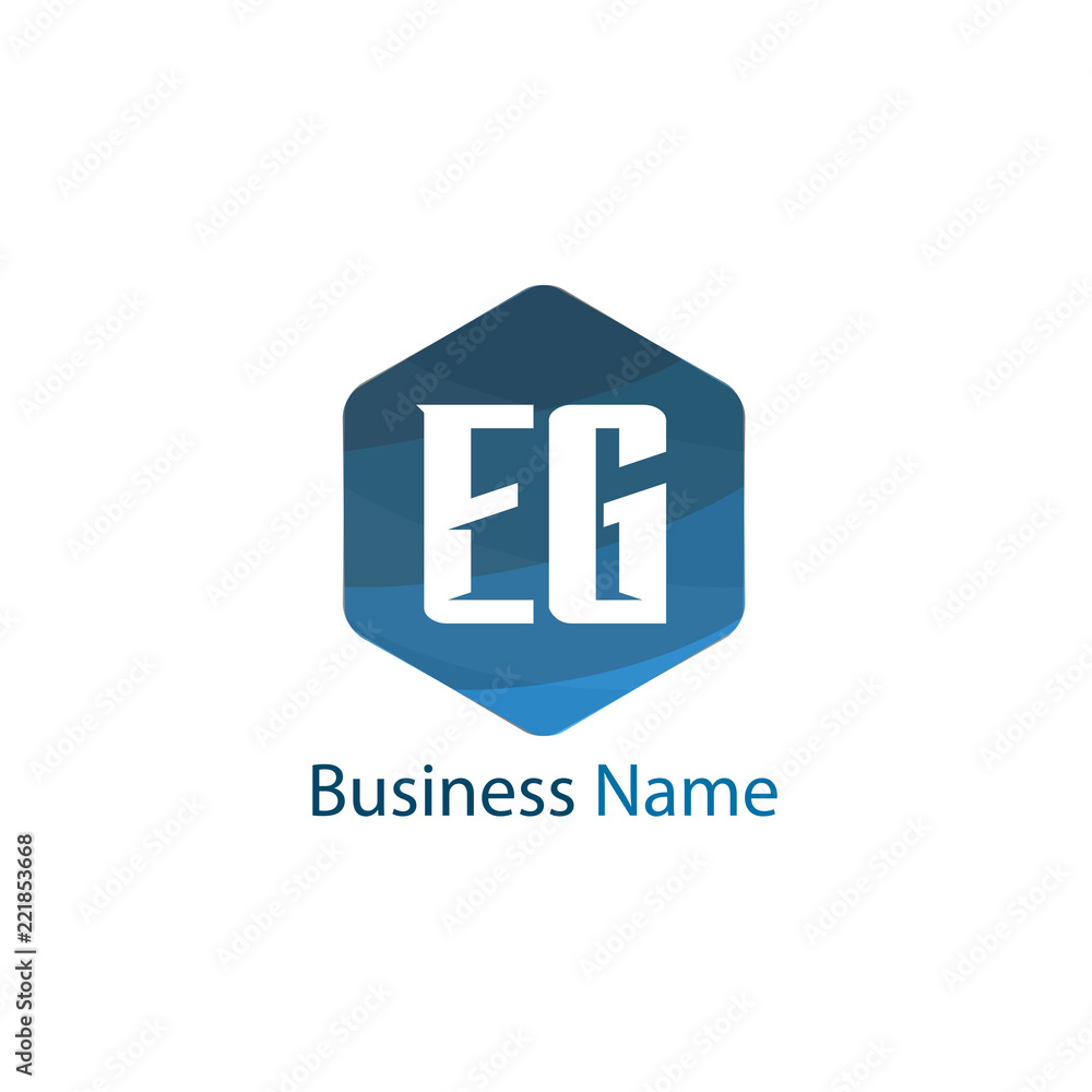 Initial Letter EG Logo Template Design Initial Letter EG Logo Template Design