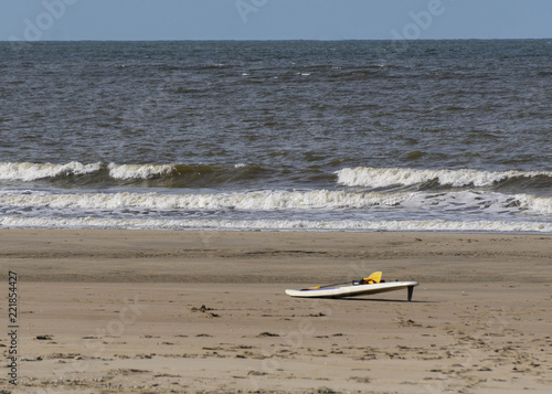 Surfbrett am Strand