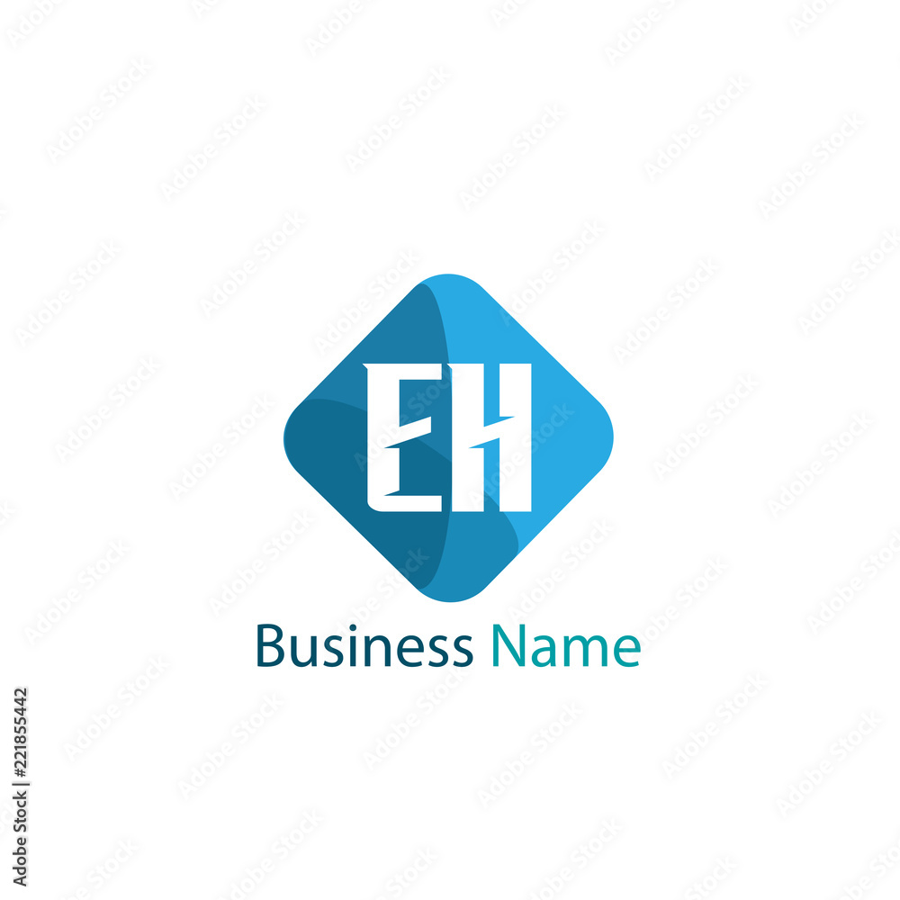 Initial Letter EH Logo Template Design Initial Letter EH Logo Template Design