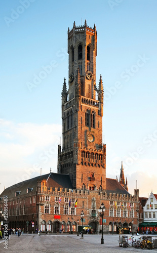 Belfry of Bruges. Belgium