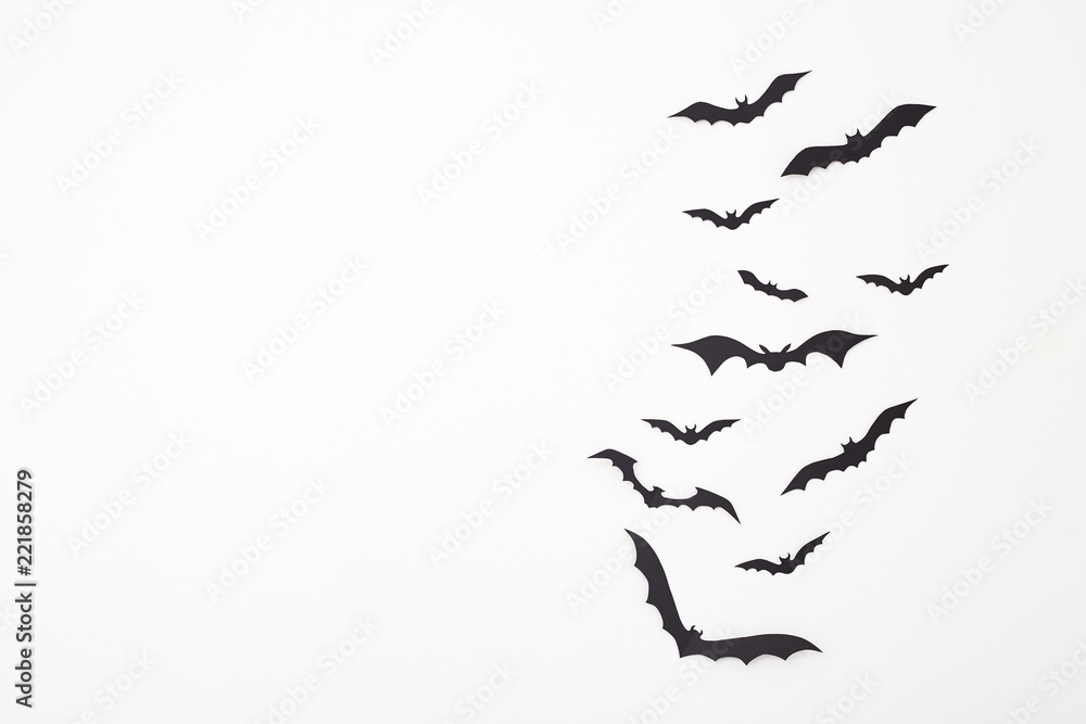 Fototapeta premium Bat paper decoration halloween